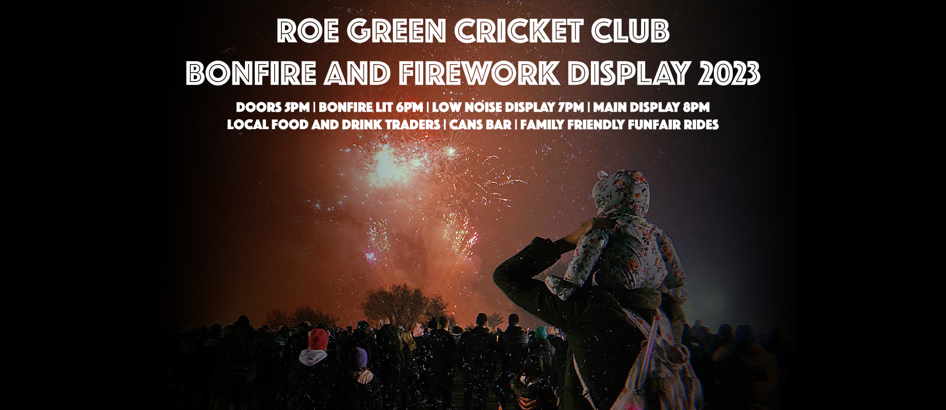 Roe Green Cricket Club - Bonfire and Firework Display 2023