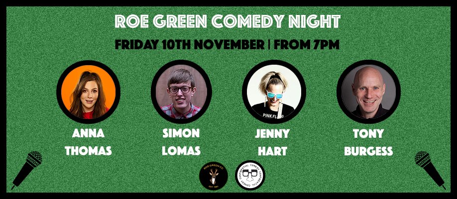 Roe Green Comedy Night 2023
